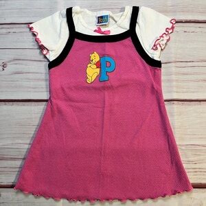Vintage Disney Winnie the Pooh Girls’ Size 3T T-shirt Dress